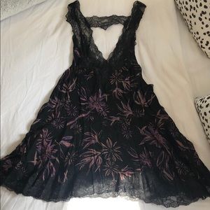 free people lace tunic top